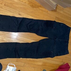 Mens H&M black cargos